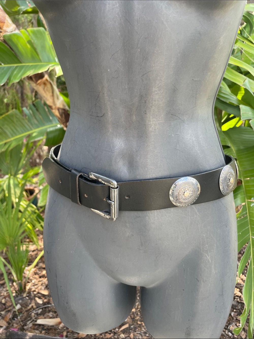 leather belt with churros